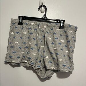 La Vie En Rose | XL Cute little Grey shorts with whales